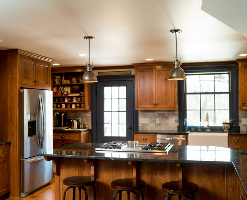 A Custom Kitchen Remodel Brings Modernizes Old Style