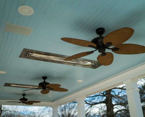 Ceiling Fans In Custom Sunroom Home Additions
